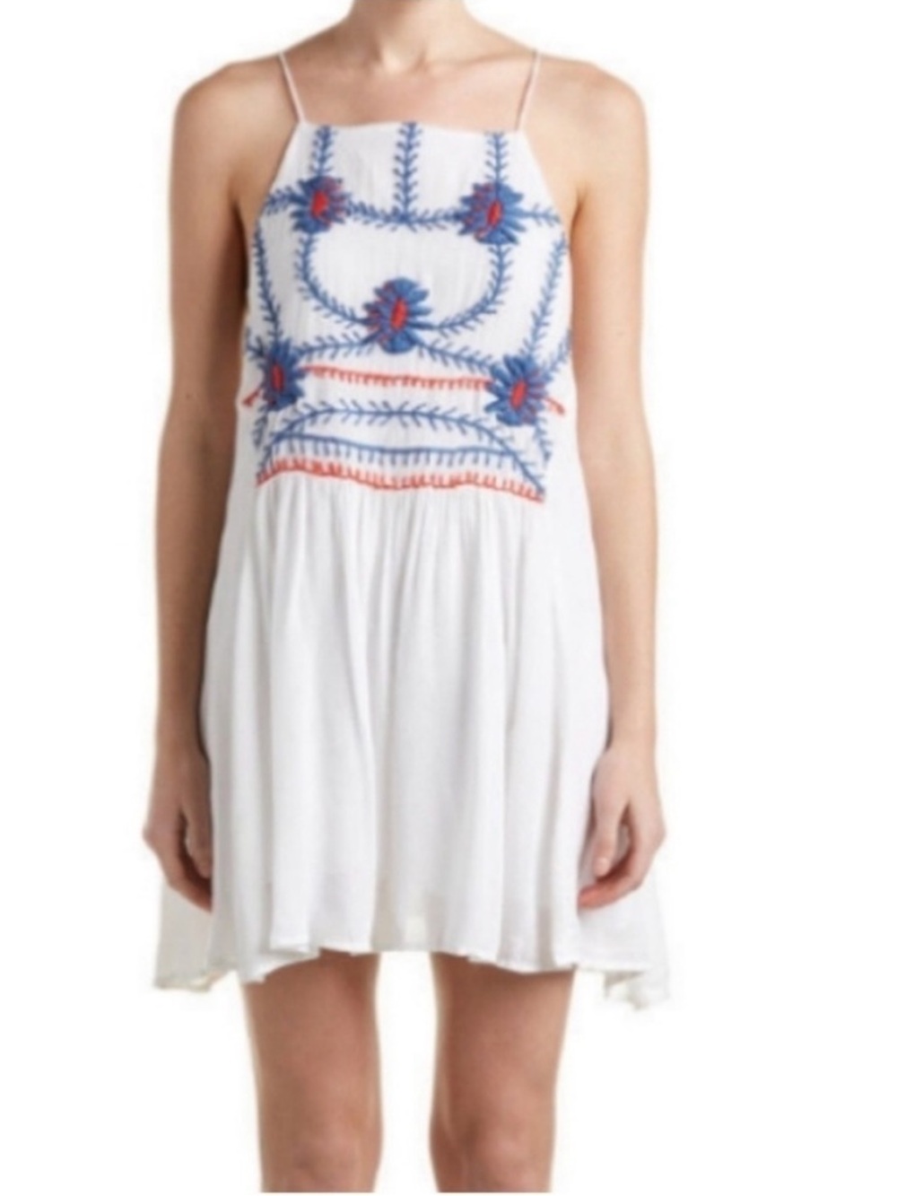 Piper by Townsen White A-Line Dress Size M | Summer Minimalist Chic